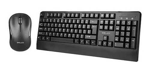 Teclado/mouse Óptico Inalámbrico 2.4ghz Delux K6700g+m335gx 