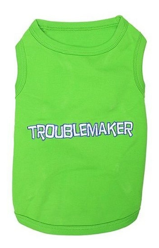 Parisina Mascotas Troublemaker Camiseta, Pequeño.