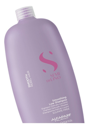 Alfaparf Semi Di Lino Smooth Low Shampoo Alisador Pelo 1lt