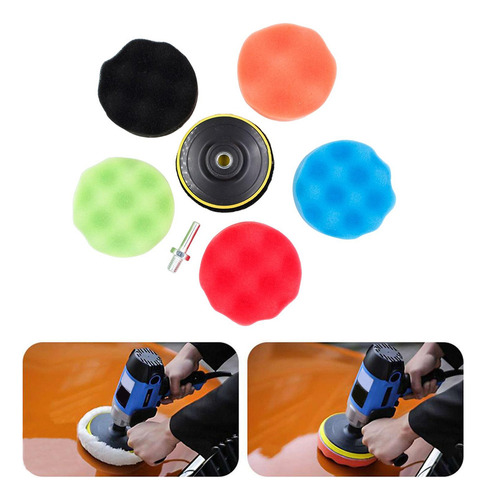A Kit De Almofada De Polimento Para Carro De 8,7 Polegadas