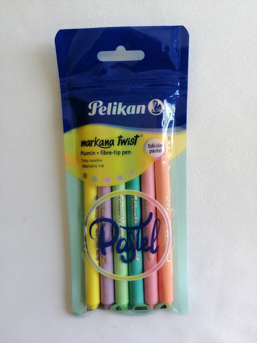 Plumín Markana Twis Pastel C/6 Piezas