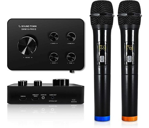 Ciudad Del Sonido Micrófono Inalámbrico Karaoke Sistema De M