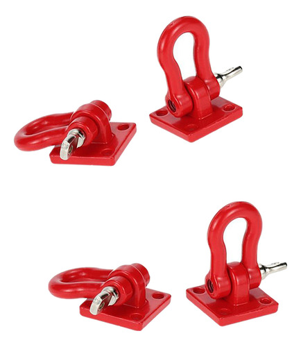 4pcs Rc Car Tow Hook Para Hsp Axial Scx10 D90 Car Truck
