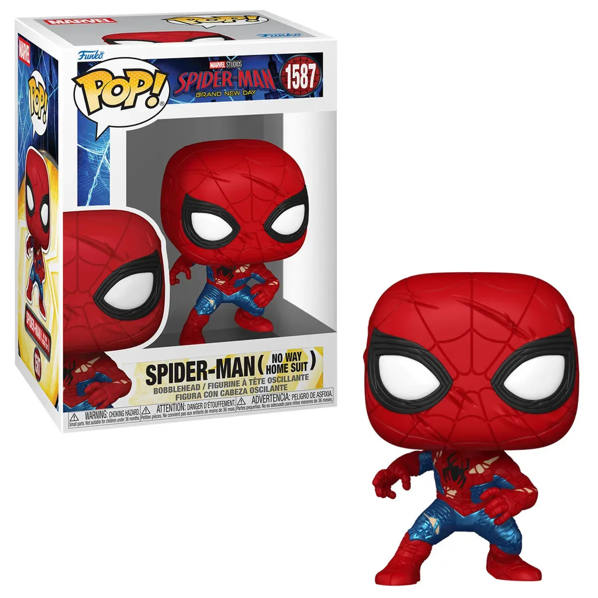 Funko Pop Marvel: Spiderman Brand New Day - Spiderman traje de No Way Home