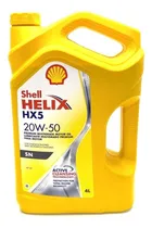 Comprar Aceite 20w50 Mineral Shell Helix Hx5 Galón 4 L Garrafa