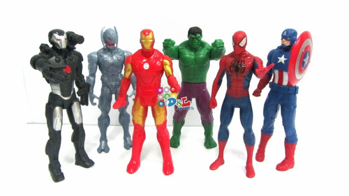 Muñecos Avengers 15 Cm Capitán América Hulk Spiderman Hasbro