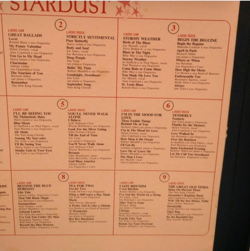 Imagem 6 de 7 de Lp Vinil Box Stardust 108 All Time Favorite 9 Discos. /70