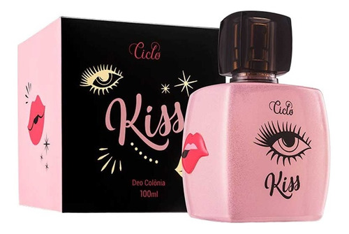 Kiss Deocolonia Feminina 100ml Cx Ciclo Ml