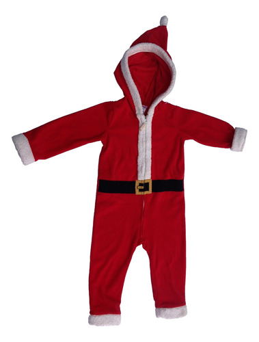 Mameluco Con Capucha Santa Claus Niño 24m Carter's Navidad (Usado)