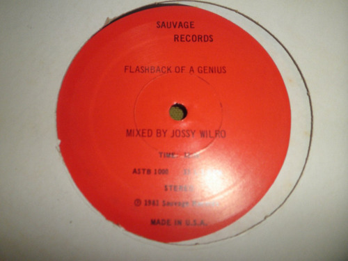 Special Disco Mixer Vinyl 12'' Flashback Of A Genius (1981)