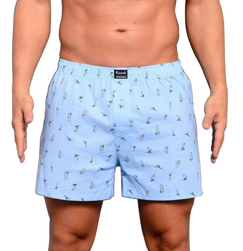 Pijama Boxer Short Para Dormir Geordi 100% Original Algodon