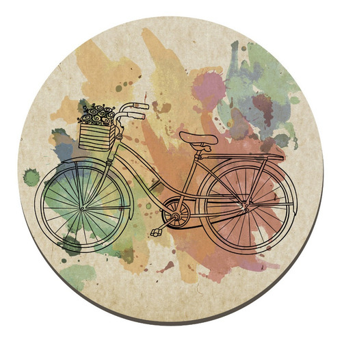 Imagen 5 de 8 de Placa Cuadro Decorativo Redondo 29cm -pack 3 Envio Gratis