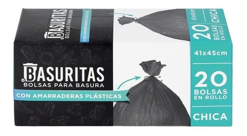 Imagen 2 de 7 de Pack 40 Bolsas De Basura Chicas Y 28 Grandes Basuritas, 2x2