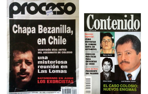 Revista Proceso 1064 + Revista Contenido: Caso Colosio (Usado)