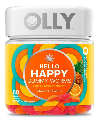 Olly Vitamina Felicidad Vitamina D Sabor Piña Y Naranja