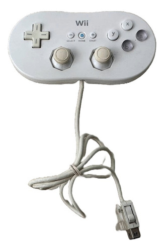 Control Wii Classic Controller Original Blanco (Usado)