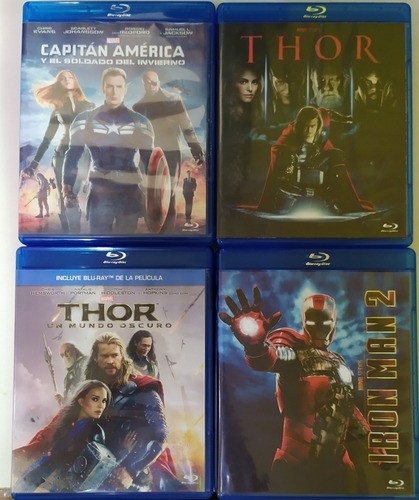 Blu Ray Avengers Iron Man Thor America Marvel Dc Originales