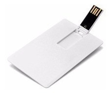 Kit 10 Pen Drive Cartão Liso (pen Card) 4gb, Personalizável