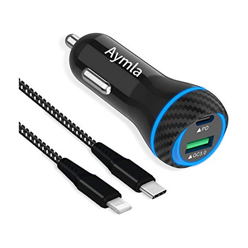 20w Fast Usb C Car Charger, Aymla Compatible For iPhone 13 P