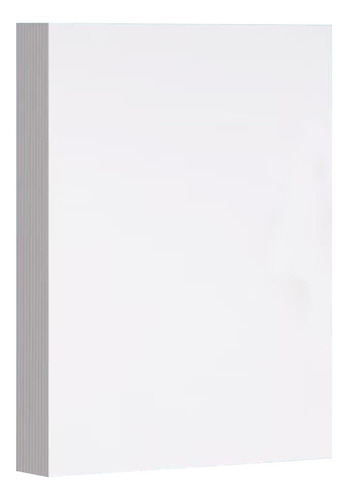 Papel Cartón Blanco A4 220 G/m² 50 Hojas Para Manualidades