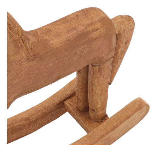 Decoración De Mesa Con Forma De Caballo Balancín De Madera T