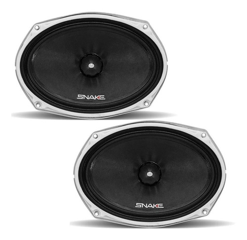 Par De Alto Falante Woofer Snake Pro 6x9 4 Ohms Esv 220w Rms