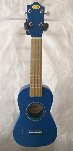 Ukelele Soprano Cg Azul Con Funda