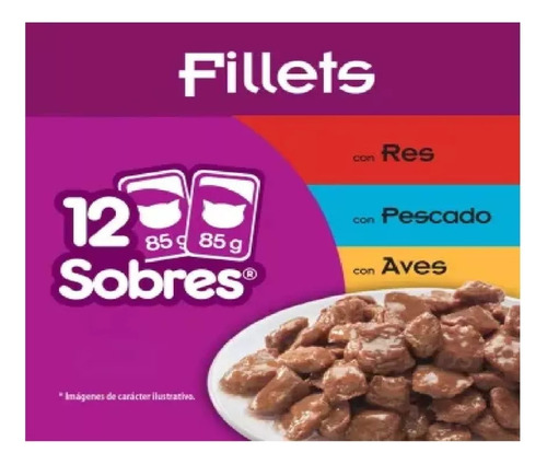 Alimento Húmedo Para Gato Whiskas 12/85 G