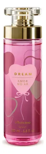 Perfume Dream Amor No Ar Bodysplash Colônia Feminino 200ml