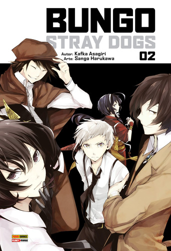 Bungo Stray Dogs Vol. 2, de Asagiri, Kafka. Editora Panini Brasil LTDA, capa mole em português, 2019