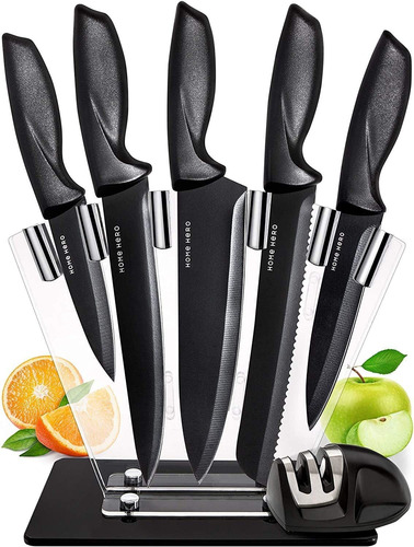 Cuchillos De Chef Home Hero, Acero Inoxidable, 5 Piezas