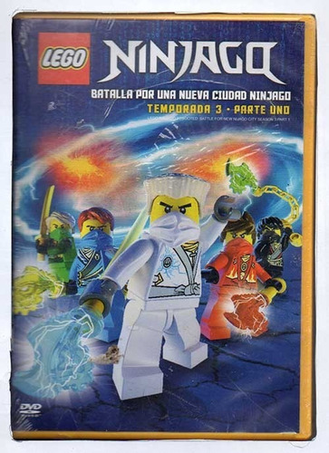 Lego Ninjago Batalla Por Una Ciudad Ninjago Tem 3 Part 1 Dvd