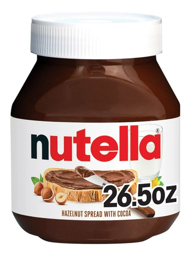 Crema De Avellana Nutela Para Untar, Nutella 750g