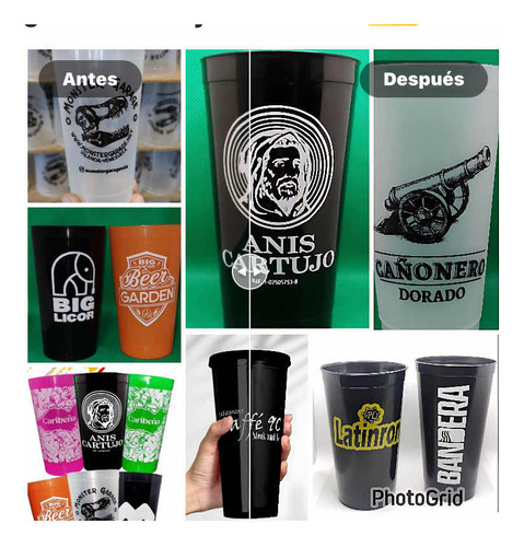 Vasos Licoreros Personalizados 16 Oz Exelente Calidad