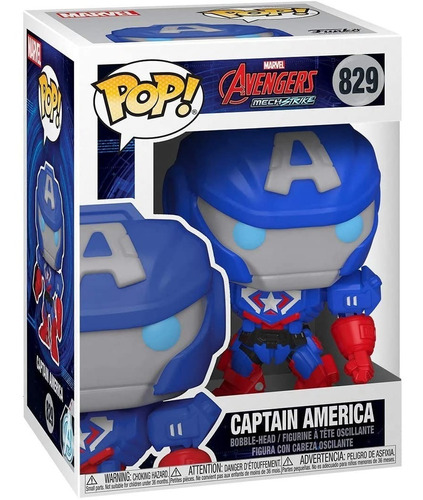 Funko Pop Marvel Mech Captain America