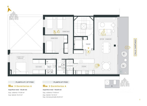 Departamento En Pichincha - Balcon - Cochera - Parrillero