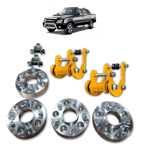 S10 Blazer 95/11 Kit Jumelo Lift Especial +prol +espaçadores