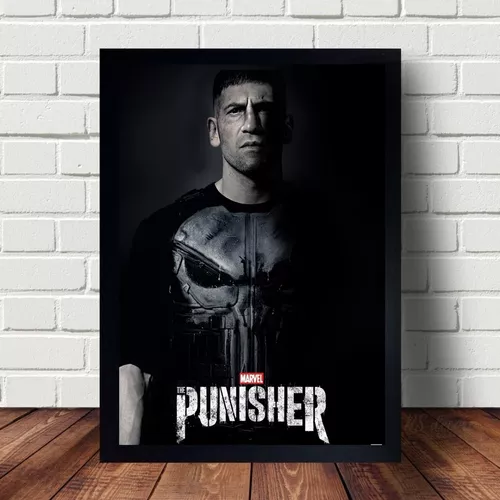 Quadro Arte Quadrinhos Hq The Punisher Justiceiro 44x33cm