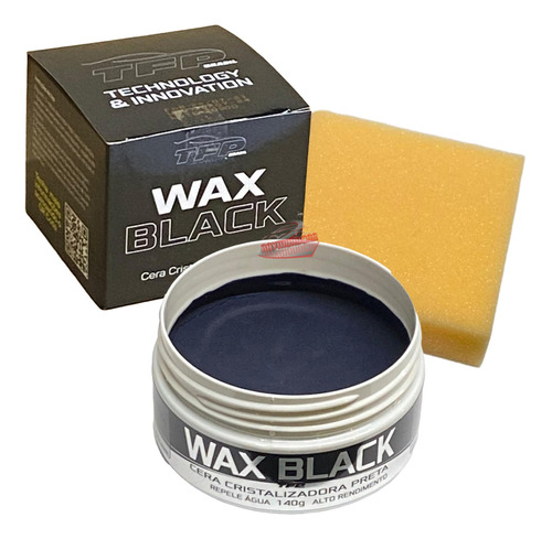 Cera Wax Color Black Cristalizadora 140g Carro Cor Preto