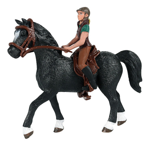 Figura Animal Figura Juguetes Educativos Caballo Pintado Con