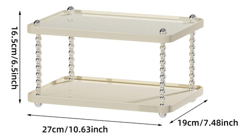 Casa De Agua Rack De Almacenamiento Soporte De Doble Capa