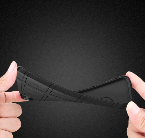 Capa Motorola One Vision Rugged Shield + Película Vidro 3d