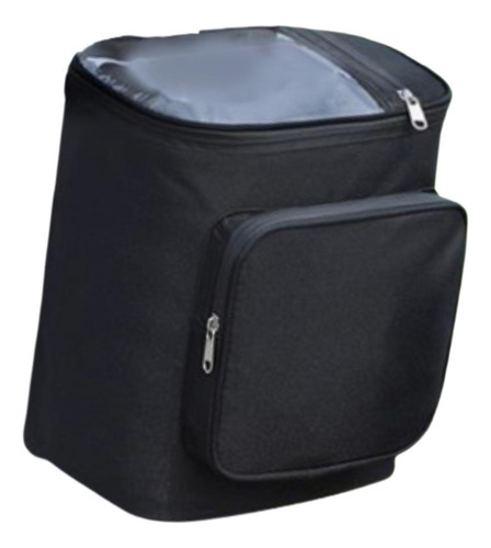Bolsa De Almacenamiento Frontal Bolsa Transparente Negra