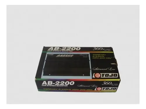 Ami ページ Módulo Amplificador Tojo Ab-2200 Zero Km, Leia A Descrição