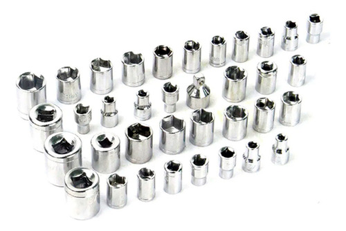 Kit De Ferramentas 40 Peças E Kit Chave Combinada 6 A 22mm