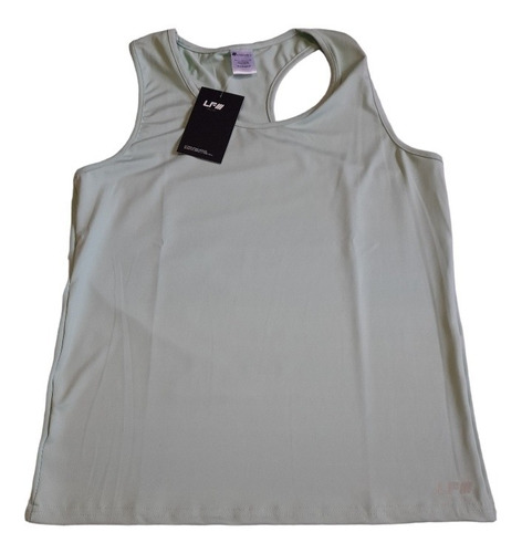 Remera Musculosa Basic Sport Verde Ladyfit- Motivap.ok 