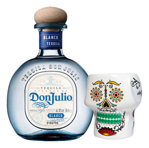 Tequila Don Julio Blanco + Vaso Catrina