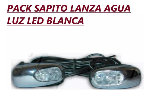 Pack 2 Uds Sapitos Lanza Agua Led Universal*