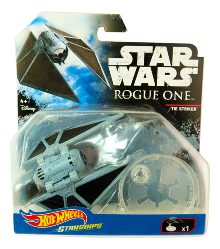 Hot Wheels Tie Fighter Primera Orden Nave Star Wars 1:64 A2 Gris
