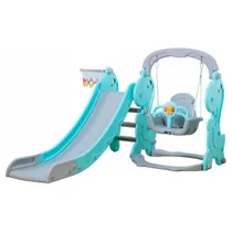 Comprar Juego 3 En 1 Hamaca + Tobogán + Aro 
